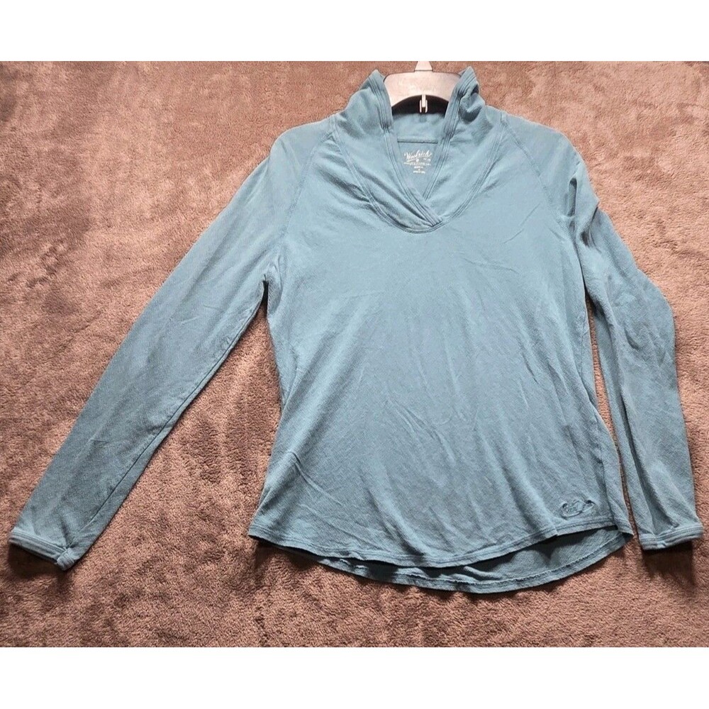 Woolrich 100% Cotton Womens Long Sleeve Cowl Neck Medium